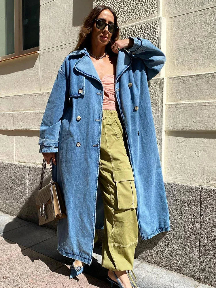 Jeans-Trenchcoat