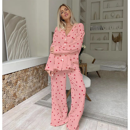 Lovinia™| Herz-Pyjama-Set